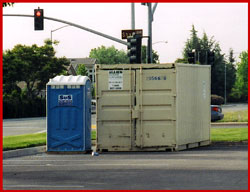 Standard steel rental containers